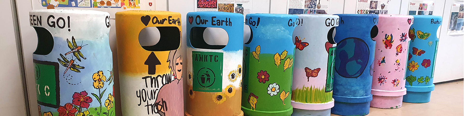 Turning bins into art